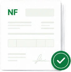 Nota fiscal eletrônica emitida e autorizada pelo sistema emissor de nota fiscal da Techsoft